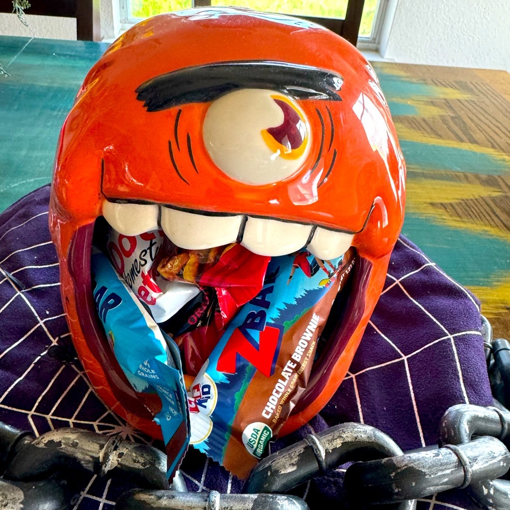 Candy dish!!! One eyed monster.